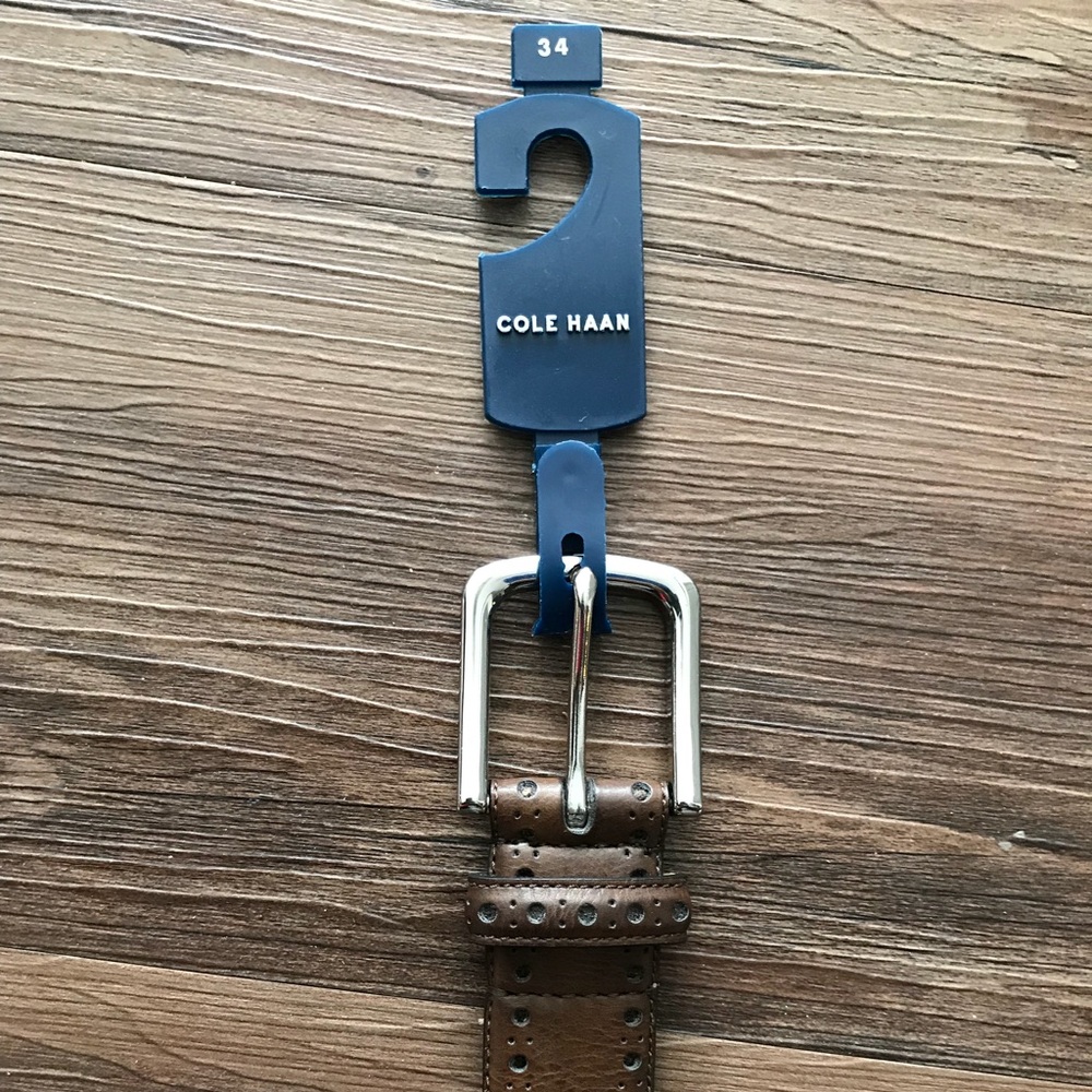 NWT Cole Haan brown belt